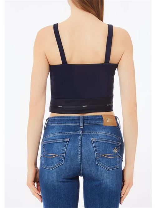 Top con nastro logato Liu Jo | WA5375T0486.93921